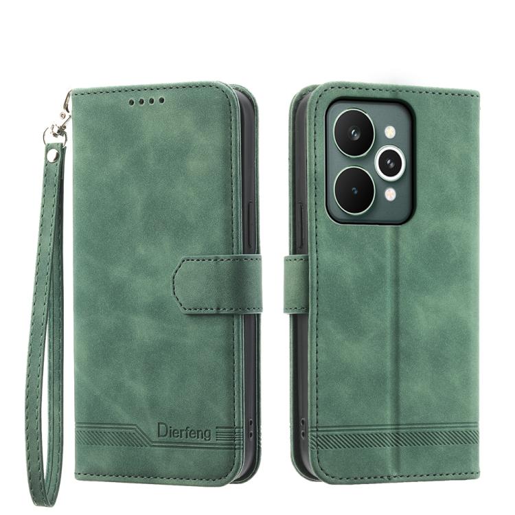 Dierfeng Dream Line TPU Hybrid PU Leather Phone Case, For Realme C100 4G, For Realme 16 5G, For Realme C85 5G / Realme 15x 5G, For Realme C85 Pro 4G, For Realme 15T 5G, For Realme 15 5G / Realme 15 Pro 5G, For Realme 14 / Realme P3 5G, For Realme 14 Pr...