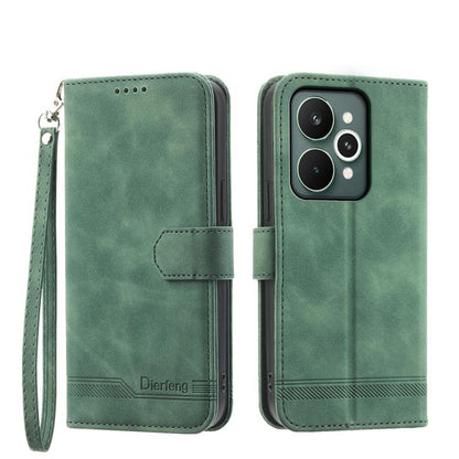 Dierfeng Dream Line TPU Hybrid PU Leather Phone Case, For Realme C100 4G, For Realme 16 5G, For Realme C85 5G / Realme 15x 5G, For Realme C85 Pro 4G, For Realme 15T 5G, For Realme 15 5G / Realme 15 Pro 5G, For Realme 14 / Realme P3 5G, For Realme 14 Pr...