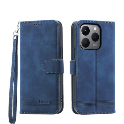 Dierfeng Dream Line TPU Hybrid PU Leather Phone Case, For Realme C100 4G, For Realme 16 5G, For Realme C85 5G / Realme 15x 5G, For Realme C85 Pro 4G, For Realme 15T 5G, For Realme 15 5G / Realme 15 Pro 5G, For Realme 14 / Realme P3 5G, For Realme 14 Pr...