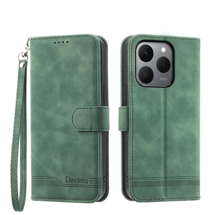 Dierfeng Dream Line TPU Hybrid PU Leather Phone Case, For Realme C100 4G, For Realme 16 5G, For Realme C85 5G / Realme 15x 5G, For Realme C85 Pro 4G, For Realme 15T 5G, For Realme 15 5G / Realme 15 Pro 5G, For Realme 14 / Realme P3 5G, For Realme 14 Pr...