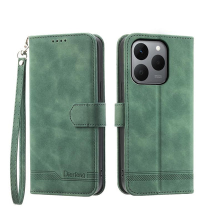 Dierfeng Dream Line TPU Hybrid PU Leather Phone Case, For Realme C100 4G, For Realme 16 5G, For Realme C85 5G / Realme 15x 5G, For Realme C85 Pro 4G, For Realme 15T 5G, For Realme 15 5G / Realme 15 Pro 5G, For Realme 14 / Realme P3 5G, For Realme 14 Pr...