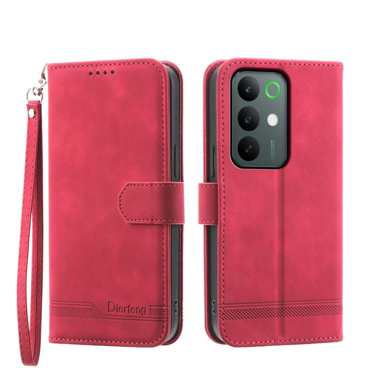 Dierfeng Dream Line TPU Hybrid PU Leather Phone Case, For Realme C100 4G, For Realme 16 5G, For Realme C85 5G / Realme 15x 5G, For Realme C85 Pro 4G, For Realme 15T 5G, For Realme 15 5G / Realme 15 Pro 5G, For Realme 14 / Realme P3 5G, For Realme 14 Pr...