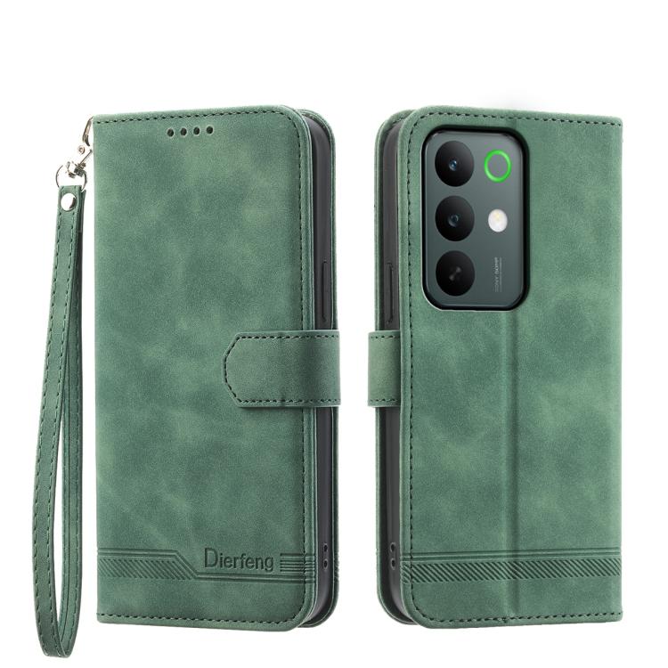 Dierfeng Dream Line TPU Hybrid PU Leather Phone Case, For Realme C100 4G, For Realme 16 5G, For Realme C85 5G / Realme 15x 5G, For Realme C85 Pro 4G, For Realme 15T 5G, For Realme 15 5G / Realme 15 Pro 5G, For Realme 14 / Realme P3 5G, For Realme 14 Pr...