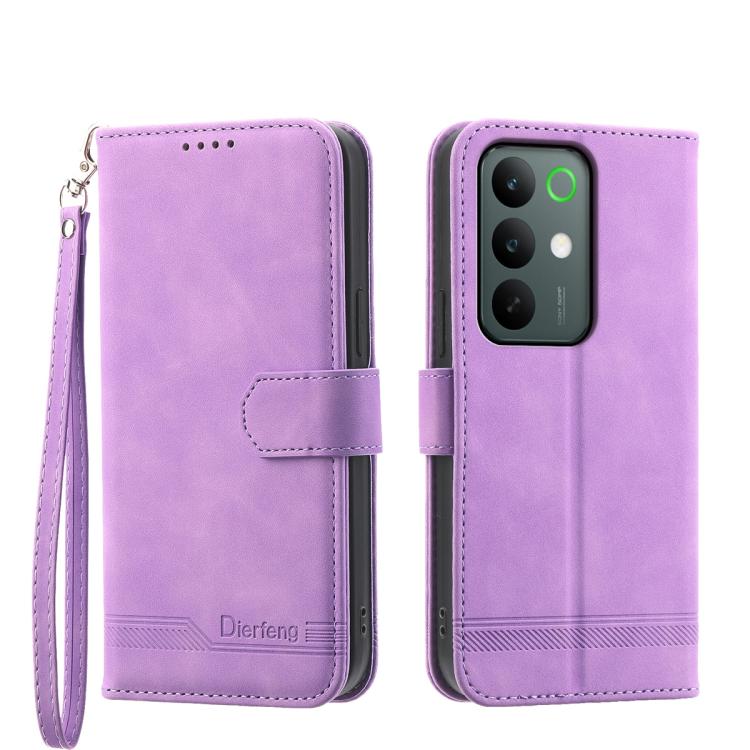 Dierfeng Dream Line TPU Hybrid PU Leather Phone Case, For Realme C100 4G, For Realme 16 5G, For Realme C85 5G / Realme 15x 5G, For Realme C85 Pro 4G, For Realme 15T 5G, For Realme 15 5G / Realme 15 Pro 5G, For Realme 14 / Realme P3 5G, For Realme 14 Pr...