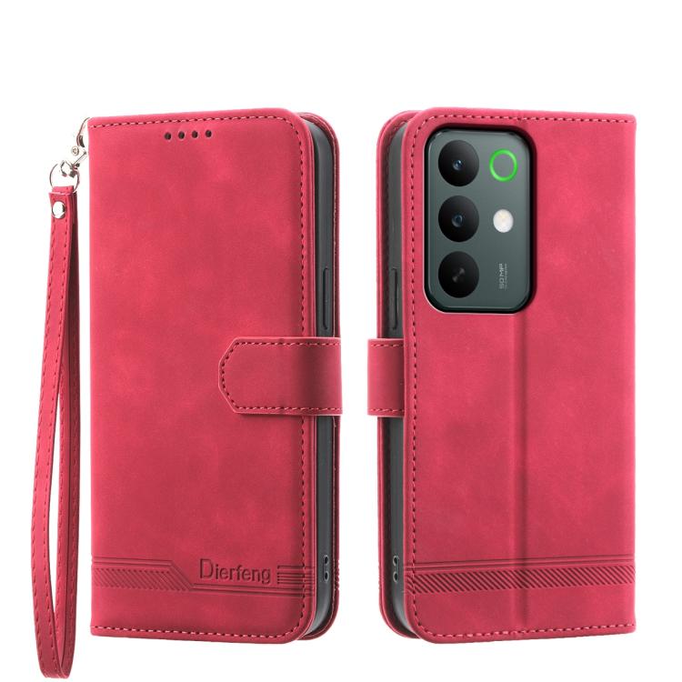 Dierfeng Dream Line TPU Hybrid PU Leather Phone Case, For Realme C100 4G, For Realme 16 5G, For Realme C85 5G / Realme 15x 5G, For Realme C85 Pro 4G, For Realme 15T 5G, For Realme 15 5G / Realme 15 Pro 5G, For Realme 14 / Realme P3 5G, For Realme 14 Pr...