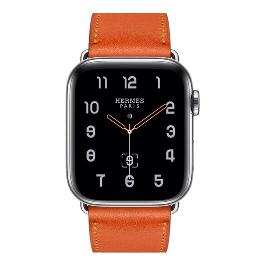 Replacement Leather Strap Watchband, For Apple Watch Series 7 41mm / 6 & SE & 5 & 4 40mm / 3 & 2 & 1 38mm, For Apple Watch Series 7 45mm / 6 & SE & 5 & 4 44mm / 3 & 2 & 1 42mm