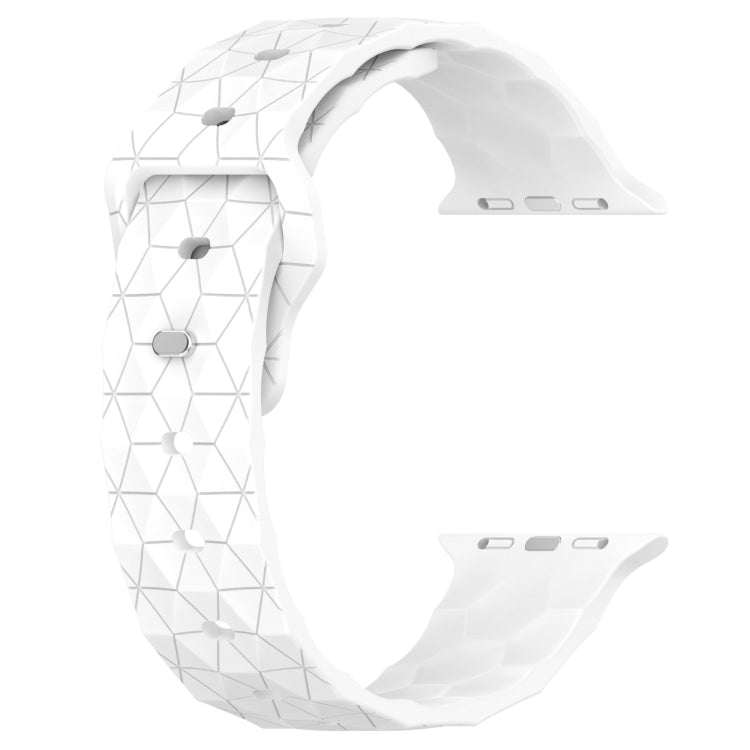 Football Texture Silicone Watch Band, For Apple Watch 6 40mm, For Apple Watch 6 44mm, For Apple Watch 5 44mm, For Apple Watch 5 40mm, For Apple Watch 4 44mm, For Apple Watch 4 40mm, For Apple Watch 3 38mm, For Apple Watch 3 42mm