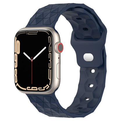 Football Texture Silicone Watch Band, For Apple Watch 6 40mm, For Apple Watch 6 44mm, For Apple Watch 5 44mm, For Apple Watch 5 40mm, For Apple Watch 4 44mm, For Apple Watch 4 40mm, For Apple Watch 3 38mm, For Apple Watch 3 42mm