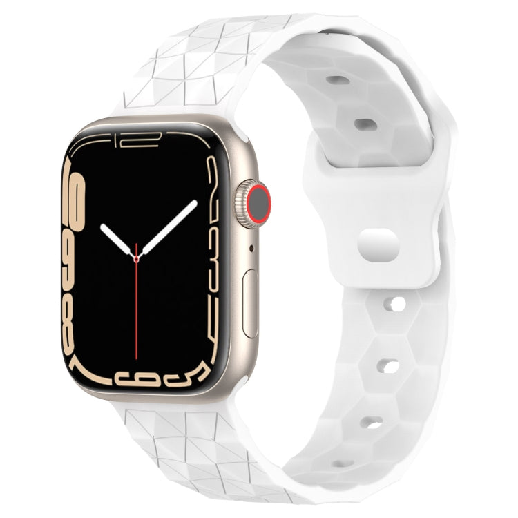 Football Texture Silicone Watch Band, For Apple Watch 6 40mm, For Apple Watch 6 44mm, For Apple Watch 5 44mm, For Apple Watch 5 40mm, For Apple Watch 4 44mm, For Apple Watch 4 40mm, For Apple Watch 3 38mm, For Apple Watch 3 42mm