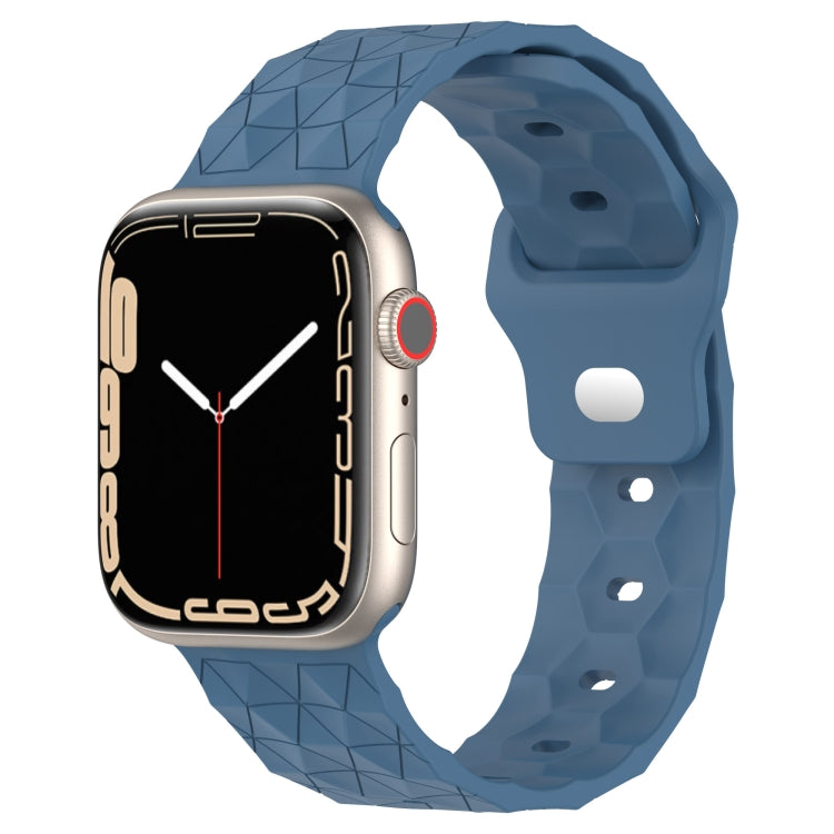 Football Texture Silicone Watch Band, For Apple Watch 6 40mm, For Apple Watch 6 44mm, For Apple Watch 5 44mm, For Apple Watch 5 40mm, For Apple Watch 4 44mm, For Apple Watch 4 40mm, For Apple Watch 3 38mm, For Apple Watch 3 42mm