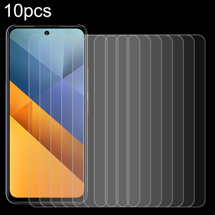 10pcs 0.26mm 9H 2.5D Tempered Glass Film, For Redmi 17C 4G, For Xiaomi Poco C81x 4G, For Xiaomi Poco M8s 5G, For Xiaomi Poco C81 Pro 4G, For Redmi A7 Pro 171mm / Poco C85x 5G, For Redmi R70 5G / R70m 5G, For Xiaomi Poco C85x 5G                         ...