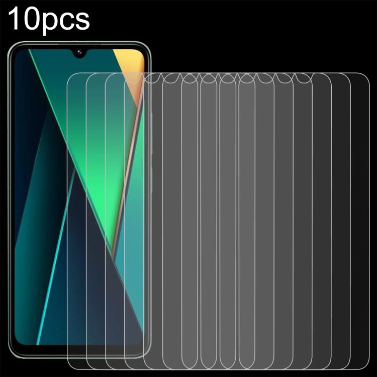 10pcs 0.26mm 9H 2.5D Tempered Glass Film, For Redmi 17C 4G, For Xiaomi Poco C81x 4G, For Xiaomi Poco M8s 5G, For Xiaomi Poco C81 Pro 4G, For Redmi A7 Pro 171mm / Poco C85x 5G, For Redmi R70 5G / R70m 5G, For Xiaomi Poco C85x 5G                         ...