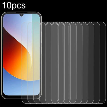 10pcs 0.26mm 9H 2.5D Tempered Glass Film, For Redmi 17C 4G, For Xiaomi Poco C81x 4G, For Xiaomi Poco M8s 5G, For Xiaomi Poco C81 Pro 4G, For Redmi A7 Pro 171mm / Poco C85x 5G, For Redmi R70 5G / R70m 5G, For Xiaomi Poco C85x 5G                         ...
