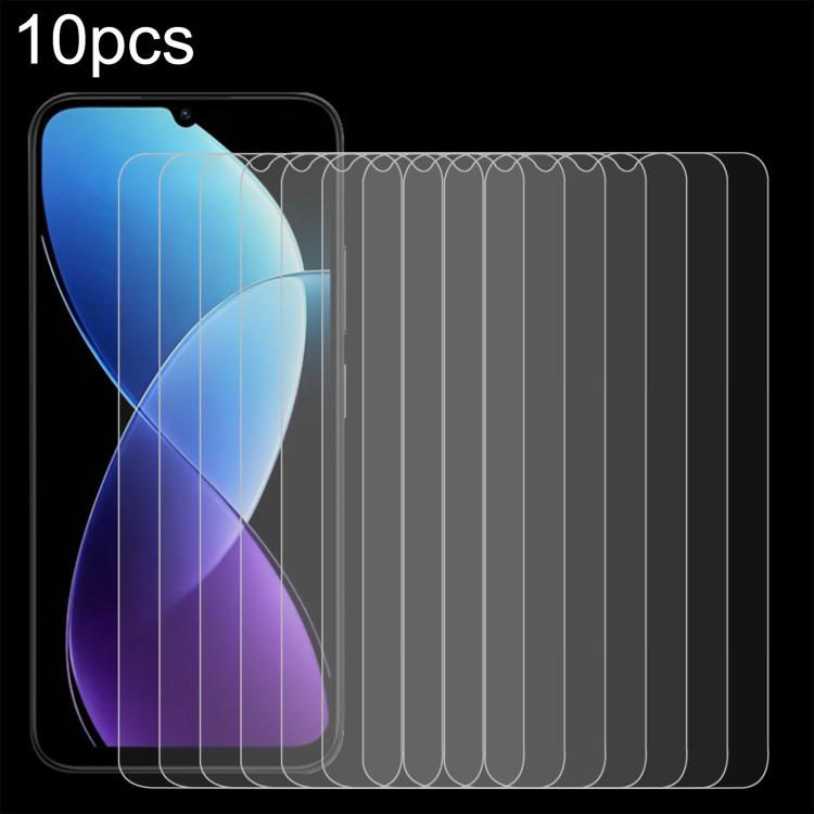10pcs 0.26mm 9H 2.5D Tempered Glass Film, For Redmi 17C 4G, For Xiaomi Poco C81x 4G, For Xiaomi Poco M8s 5G, For Xiaomi Poco C81 Pro 4G, For Redmi A7 Pro 171mm / Poco C85x 5G, For Redmi R70 5G / R70m 5G, For Xiaomi Poco C85x 5G                         ...