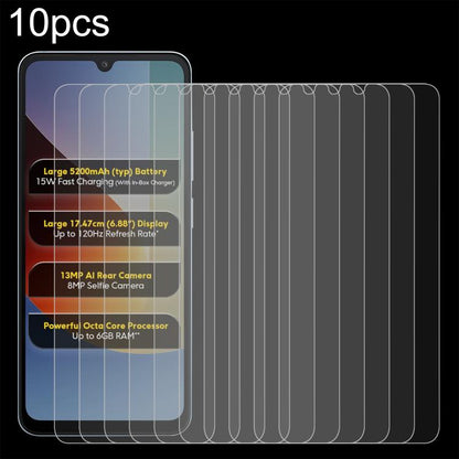 10pcs 0.26mm 9H 2.5D Tempered Glass Film, For Redmi 17C 4G, For Xiaomi Poco C81x 4G, For Xiaomi Poco M8s 5G, For Xiaomi Poco C81 Pro 4G, For Redmi A7 Pro 171mm / Poco C85x 5G, For Redmi R70 5G / R70m 5G, For Xiaomi Poco C85x 5G                         ...