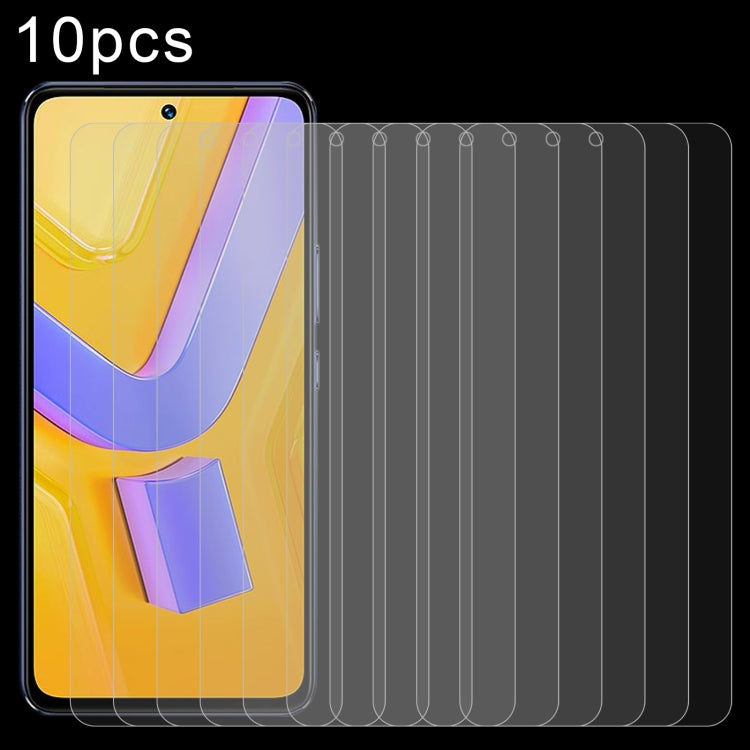 10pcs 0.26mm 9H 2.5D Tempered Glass Film