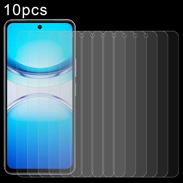 10pcs 0.26mm 9H 2.5D Tempered Glass Film