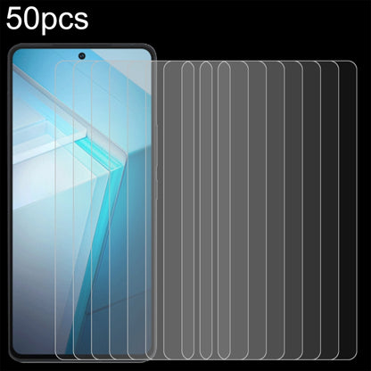 50pcs 0.26mm 9H 2.5D Tempered Glass Film