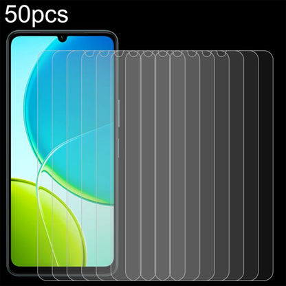 50pcs 0.26mm 9H 2.5D Tempered Glass Film