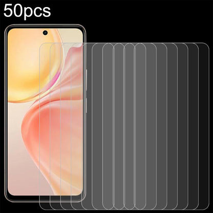 50pcs 0.26mm 9H 2.5D Tempered Glass Film