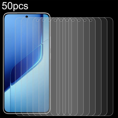 50pcs 0.26mm 9H 2.5D Tempered Glass Film