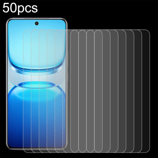 50pcs 0.26mm 9H 2.5D Tempered Glass Film