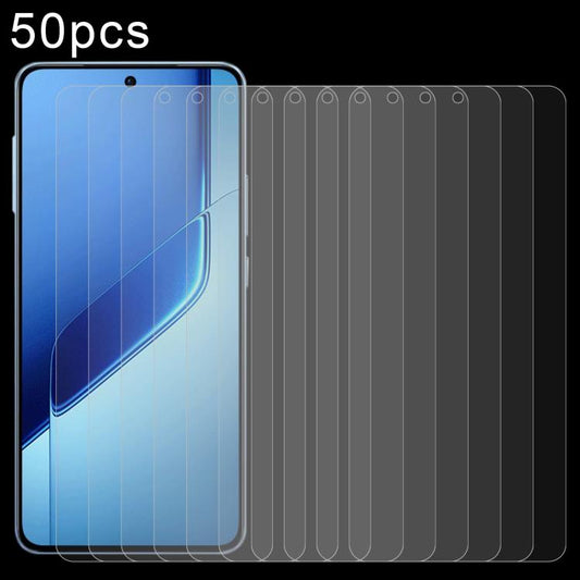 50pcs 0.26mm 9H 2.5D Tempered Glass Film