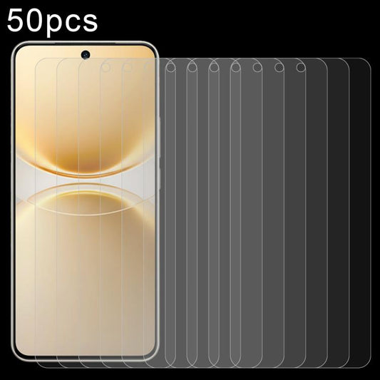 50pcs 0.26mm 9H 2.5D Tempered Glass Film