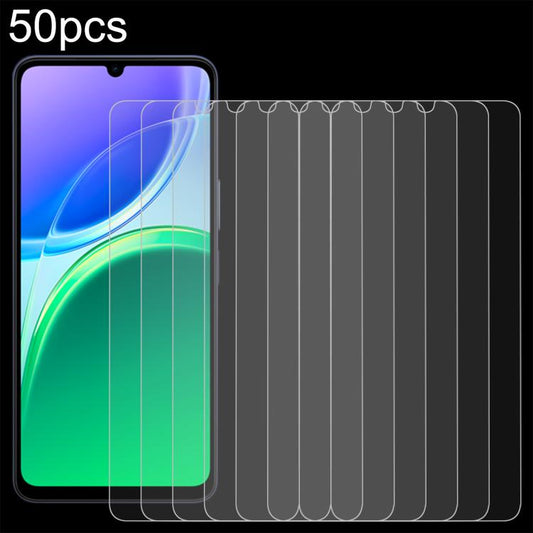 50pcs 0.26mm 9H 2.5D Tempered Glass Film, For vivo Y11 5G, For vivo Y60m 5G, For vivo Y60 5G, For vivo Y50e 5G, For vivo Y50s 5G, For vivo T5x 5G, For vivo X300s, For vivo Y21 5G 2026, For vivo Y37+ 4G, For vivo V70 FE 5G, For vivo iQOO Z11x 5G        ...