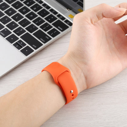 Silicone Watch Replacement Strap, Short Section (Female), For Apple Watch Series 8&7 41mm / SE 2&6&SE&5&4 40mm / 3&2&1 38mm