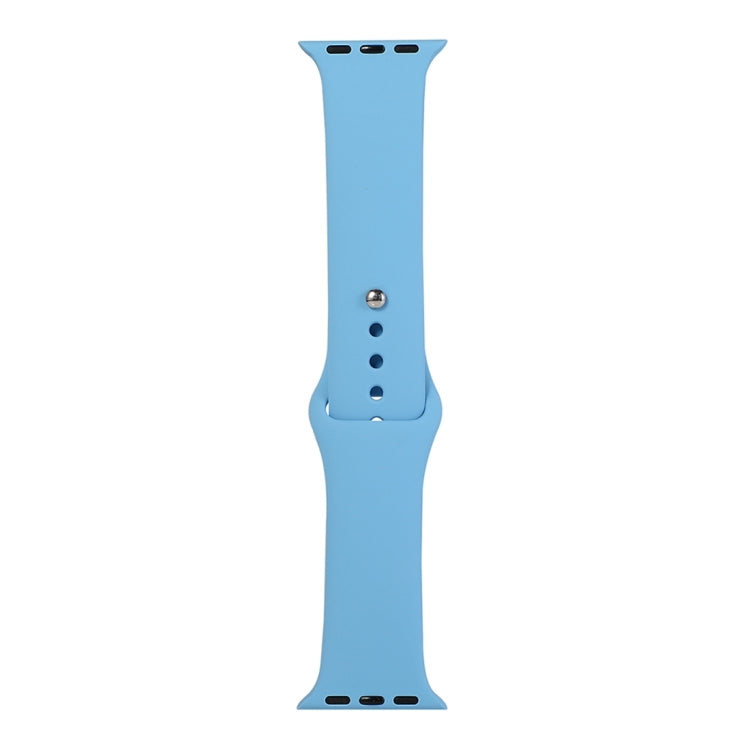 Silicone Watch Replacement Strap, Short Section (Female), For Apple Watch Series 8&7 41mm / SE 2&6&SE&5&4 40mm / 3&2&1 38mm