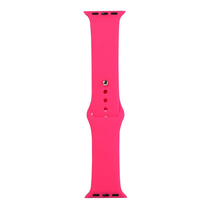 Silicone Watch Replacement Strap, Short Section (Female), For Apple Watch Series 8&7 41mm / SE 2&6&SE&5&4 40mm / 3&2&1 38mm