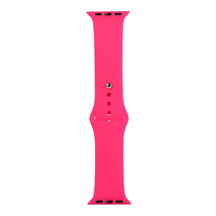 Silicone Watch Replacement Strap, Short Section (Female), For Apple Watch Series 8&7 41mm / SE 2&6&SE&5&4 40mm / 3&2&1 38mm