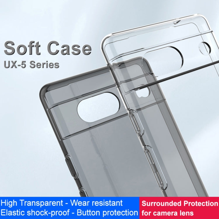 IMAK UX-5 Series Transparent Shockproof TPU Protective Phone Case, For Google Pixel 7a