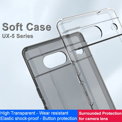 IMAK UX-5 Series Transparent Shockproof TPU Protective Phone Case, For Google Pixel 7a