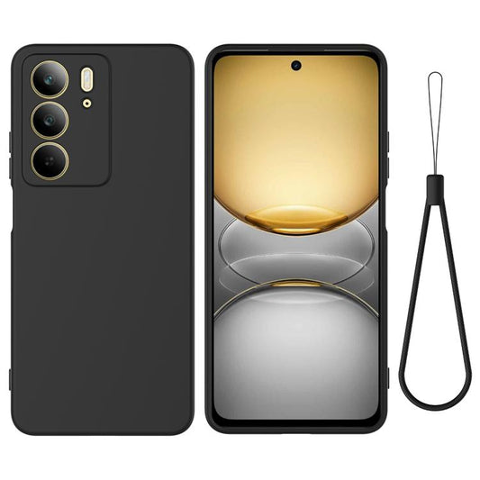Solid Color Liquid Silicone Dropproof Full Coverage Phone Case, For Realme C75x, For Realme P3 Pro, For Realme P3x, For Realme 14 Pro+, For Realme 14 Pro, For Realme 14x India, For Realme 14x Global, For Realme C75 4G, For Realme GT 7 Pro              ...