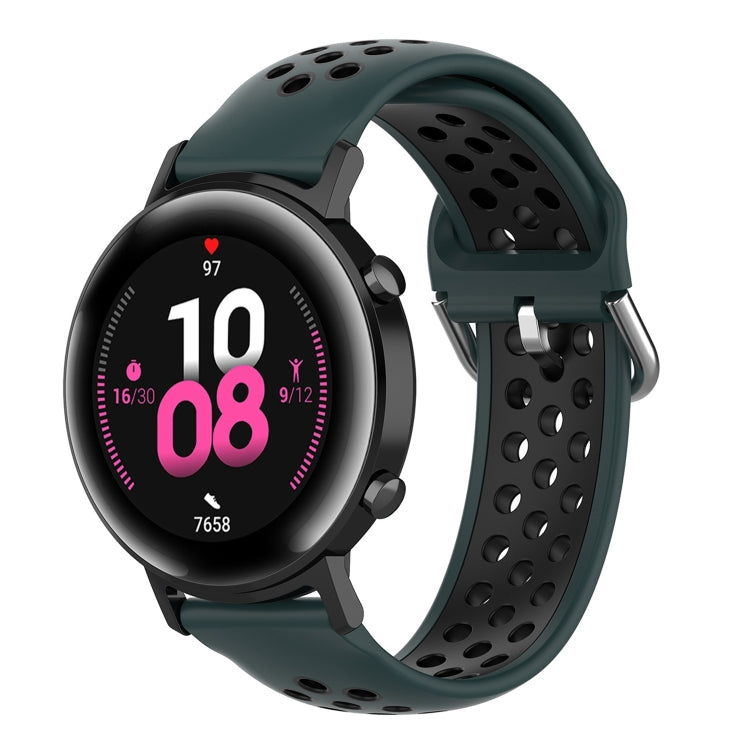 20mm Universal Sports Two Colors Silicone Replacement Strap Watchband