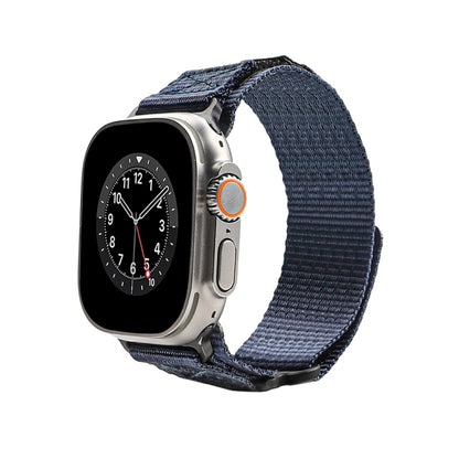 Nylon Two Section Watch Band, For Apple Watch SE 2023 44mm, For Apple Watch Ultra 49mm, For Apple Watch SE 2023 40mm, For Apple Watch 8 41mm, For Apple Watch Ultra 2 49mm, For Apple Watch 8 45mm, For Apple Watch 9 45mm, For Apple Watch SE 2022 40mm����...