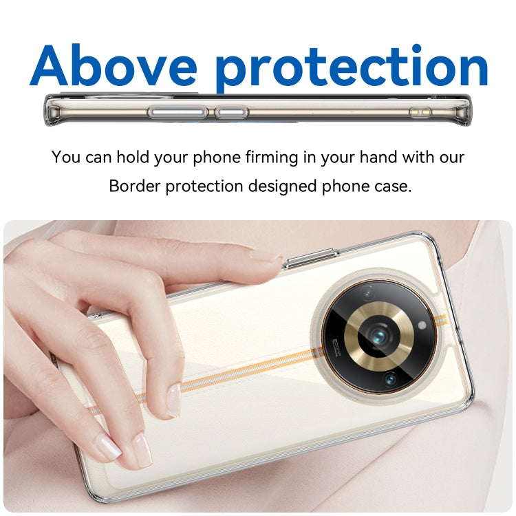 Colorful Series Acrylic Hybrid TPU Phone Case, For Realme 11 Pro+