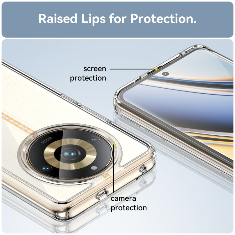 Colorful Series Acrylic Hybrid TPU Phone Case, For Realme 11 Pro+