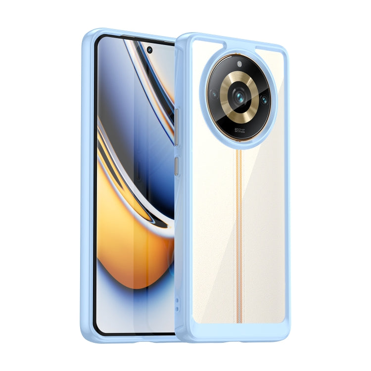 Colorful Series Acrylic Hybrid TPU Phone Case, For Realme 11 Pro+