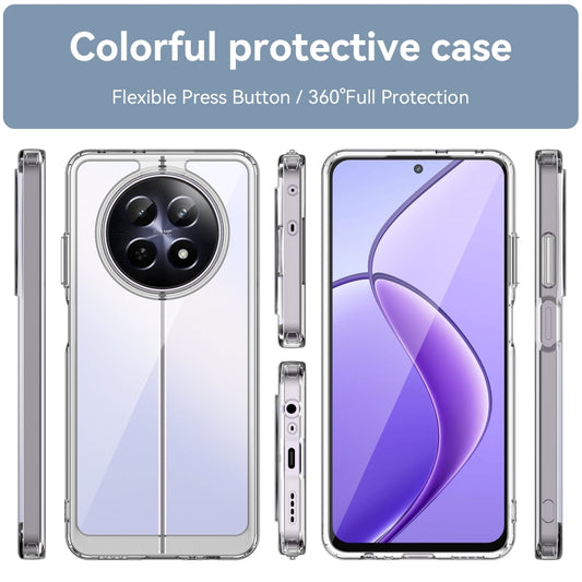 Colorful Series Acrylic Hybrid TPU Phone Case, For Realme 13 5G, For Realme 13 Pro 5G, For Realme 13 Pro+ 5G, For Realme C65 5G, For Realme Narzo N65, For Realme Narzo 70x, For Realme 12X, For Realme 12 5G, For Realme Note 50, For Realme GT5           ...
