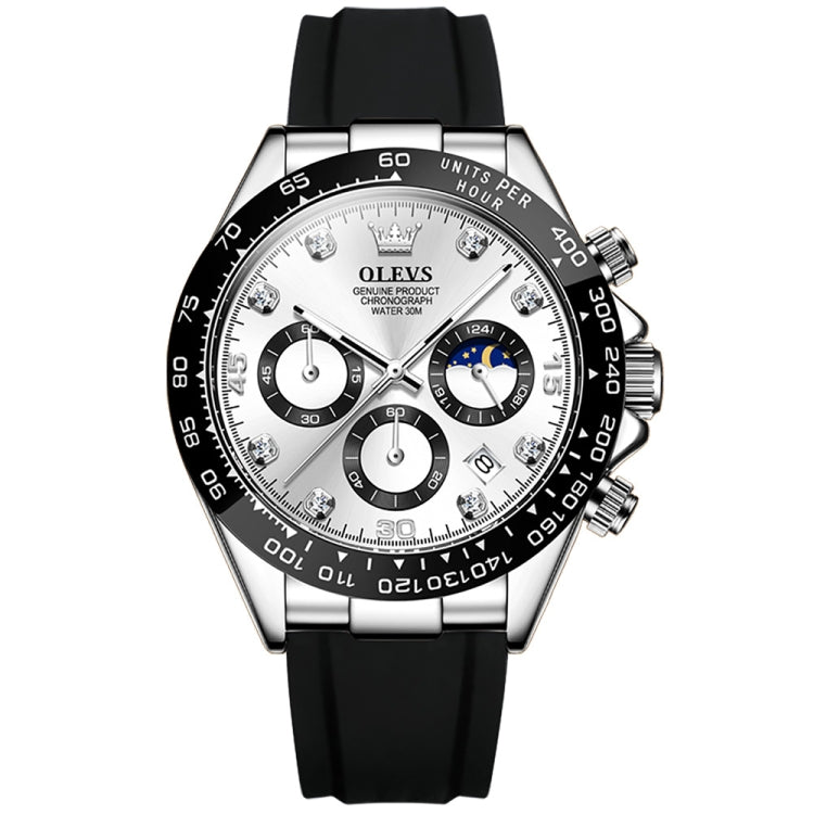 Montre à quartz étanche chronographe de sport multifonction OLEVS 2875 pour homme