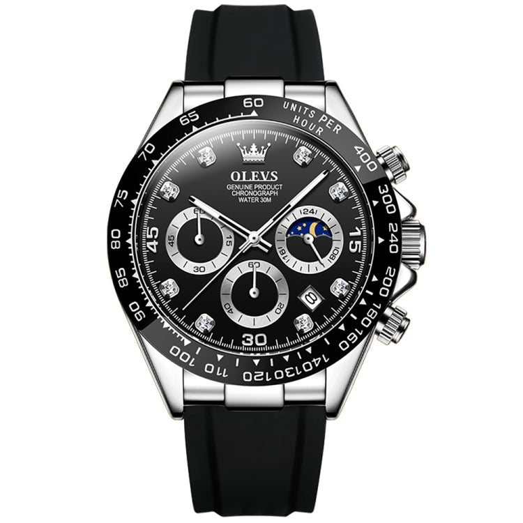 Montre à quartz étanche chronographe de sport multifonction OLEVS 2875 pour homme