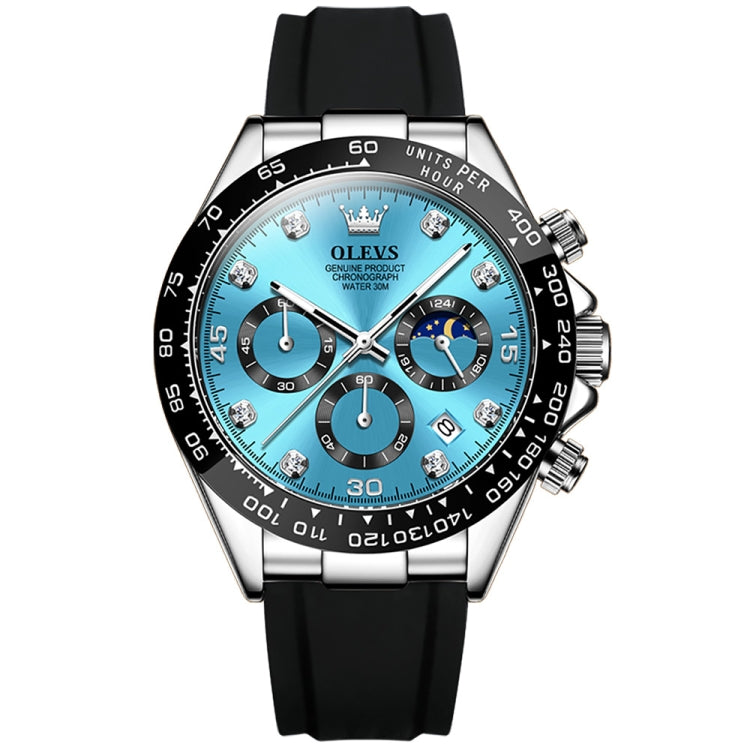 Montre à quartz étanche chronographe de sport multifonction OLEVS 2875 pour homme