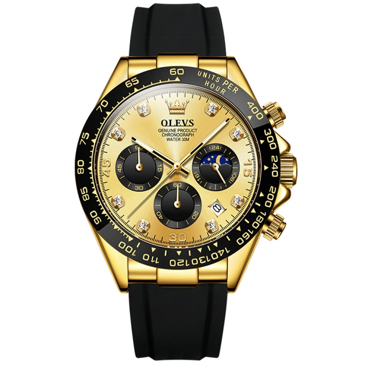 Montre à quartz étanche chronographe de sport multifonction OLEVS 2875 pour homme