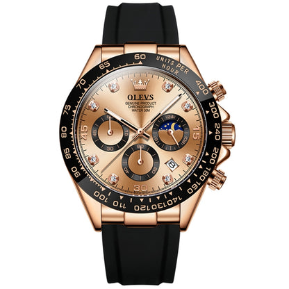 Montre à quartz étanche chronographe de sport multifonction OLEVS 2875 pour homme