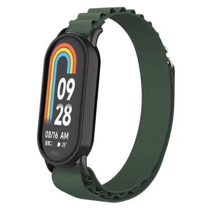 Metal Plug Loop Nylon Watch Band, For Xiaomi Mi Band 8
