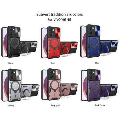 CD Texture Sliding Camshield Magnetic Holder Phone Case