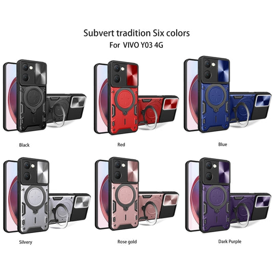 CD Texture Sliding Camshield Magnetic Holder Phone Case